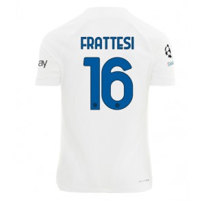 Inter Milan Davide Frattesi #16 Gostujuci Dres 2023-24 Kratak Rukavima